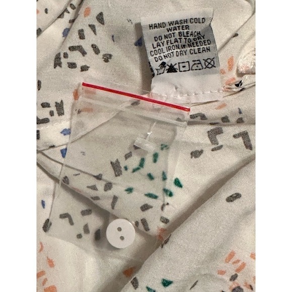 Velvet Heart High Low Button Up Blouse Sz M - Picture 7 of 8